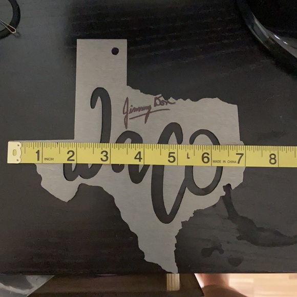 Signed Waco,Texas Metal Magnolia Sign - Picture 3 of 4